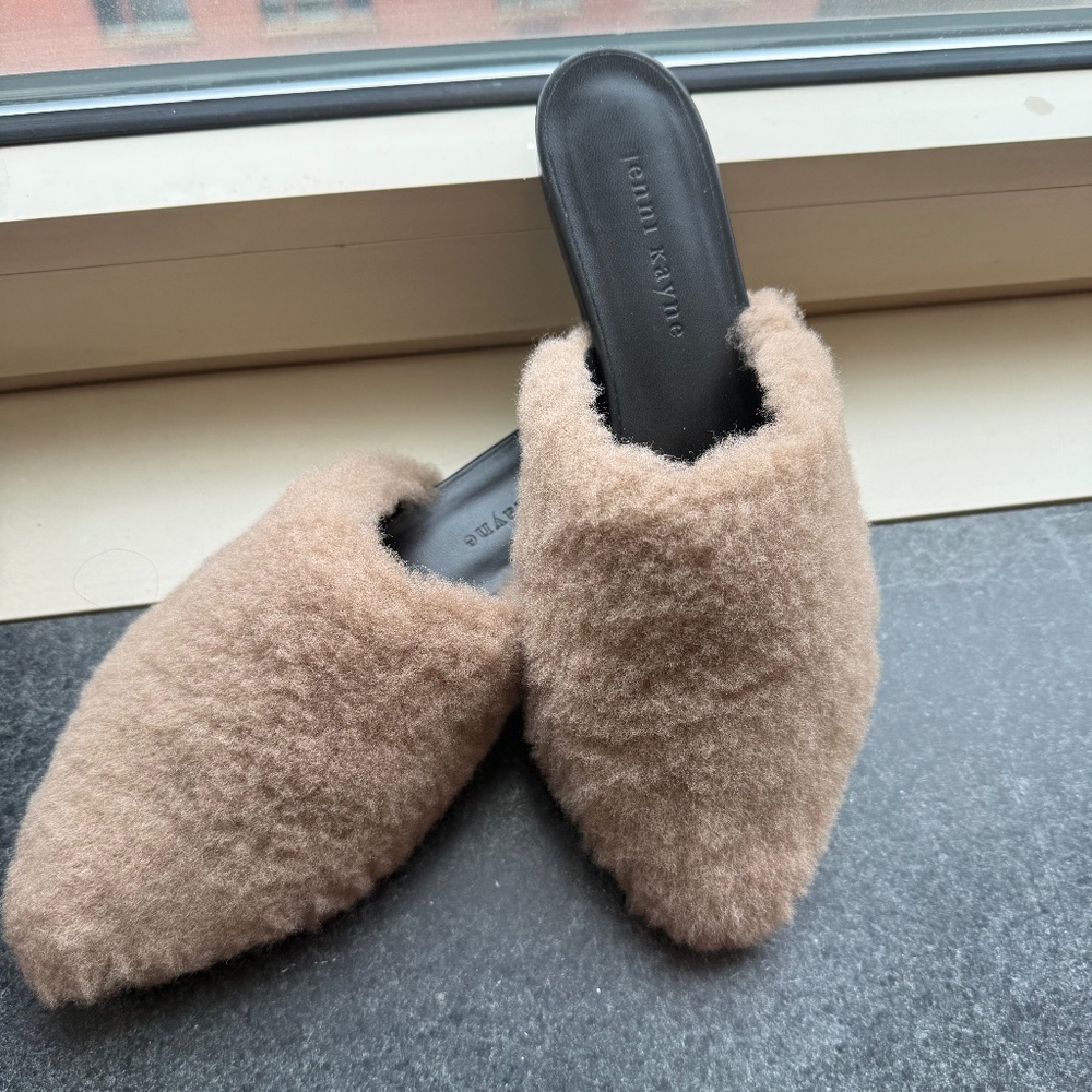 Jenni Kayne Genuine Shearling Mules